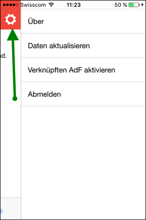 app-rapporte-einstellungen