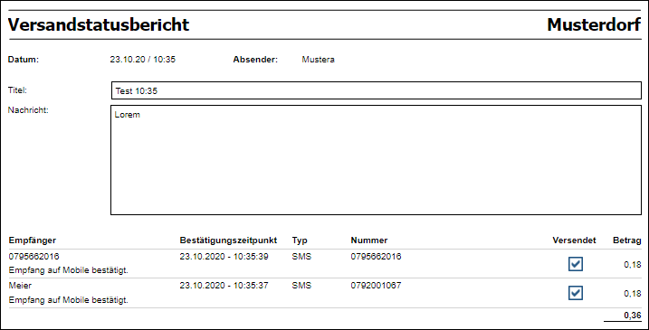 infokanal-listenberichte-versandstatusbericht