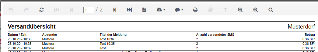 infokanal-listenberichte-versanduebersicht