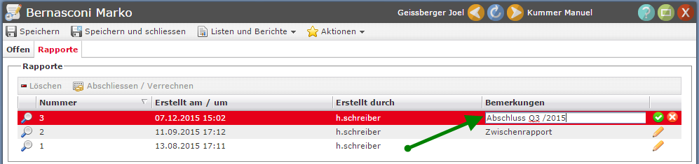 modul-rapporte-rapport-eintraege-bemerkungen