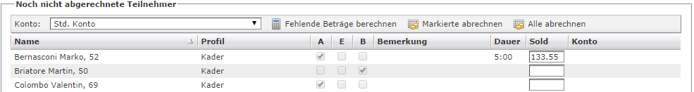 termin-abrechnen-Betraege-mutiert-nicht-abgerechnet